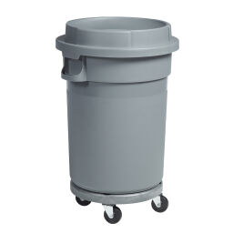 Waste bin waste and cleaning accessories trolley