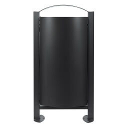 Outdoor waste bins Waste and cleaning steel waste pin on foot Version:  on foot.  L: 530, W: 270, H: 1015 (mm). Article code: 8256324