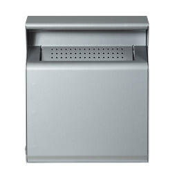 Ashtray and litter bin waste and cleaning wall mounted ashtray with stub out grid