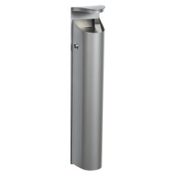 Ashtray and litter bin Waste and cleaning wall mounted ashtray with lock.  L: 90, W: 90, H: 485 (mm). Article code: 8256458