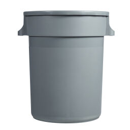 Waste bin Waste and cleaning plastic waste bin with handles.  L: 630, W: 630, H: 690 (mm). Article code: 8256557