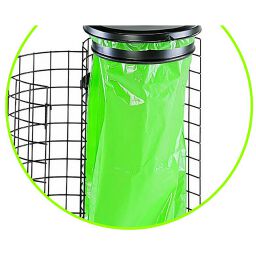 Waste sackholder Waste and cleaning accessories grid surround.  L: 470, W: 470, H: 780 (mm). Article code: 8257970