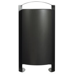 Outdoor waste bins Waste and cleaning steel waste pin on foot Version:  on foot.  L: 528, W: 440, H: 1015 (mm). Article code: 8258510