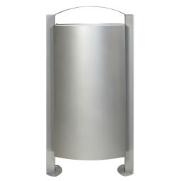 Outdoor waste bins Waste and cleaning steel waste pin on foot Version:  on foot.  L: 528, W: 440, H: 1015 (mm). Article code: 8258513