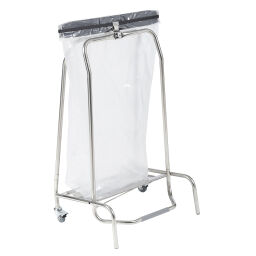 Waste and cleaning waste bag holder with hermetical closure 8259480