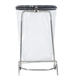 Waste sackholder Waste and cleaning waste bag holder with hermetical closure.  L: 425, W: 415, H: 920 (mm). Article code: 8259480