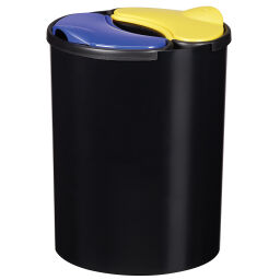 Waste bin Waste and cleaning plastic waste bin with 2 modular compartments Article arrangement:  New.  L: 525, W: 260, H: 340 (mm). Article code: 8259762