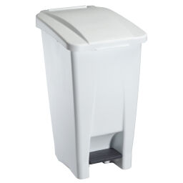 Waste bin Waste and cleaning plastic waste bin with lid to pedal frame Volume (ltr):  60.  L: 490, W: 380, H: 700 (mm). Article code: 8259837