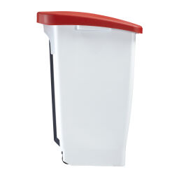 Waste bin Waste and cleaning plastic waste bin with lid to pedal frame Volume (ltr):  60.  L: 490, W: 380, H: 700 (mm). Article code: 8259878