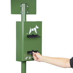 Waste sackholder waste and cleaning waste bag holder dog waste wall mounted bag dispenser