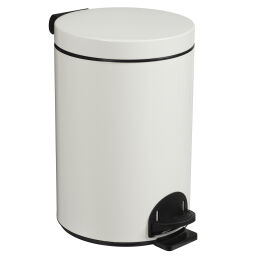 Waste bin Waste and cleaning steel waste pin with lid to pedal frame Volume (ltr):  14.  L: 250, W: 250, H: 380 (mm). Article code: 8290115