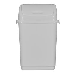 Poubelle Déchets et hygiène poubelle en plastique avec couvercle basculant.  L: 185, L: 150, H: 280 (mm). Code d’article: 8291160