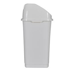 Poubelle Déchets et hygiène poubelle en plastique avec couvercle basculant.  L: 285, L: 235, H: 455 (mm). Code d’article: 8291162