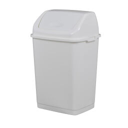 Waste bin Waste and cleaning plastic waste bin with swing lid.  L: 360, W: 295, H: 560 (mm). Article code: 8291163