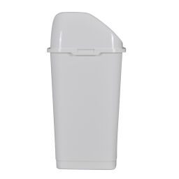 Afvalbak Afval en reiniging kunststof afvalbak met tuimel deksel.  L: 360, B: 295, H: 560 (mm). Artikelcode: 8291163