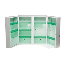 Werkstattschränke Apothekerschrank  2 Abteile (Zylinderschloss)