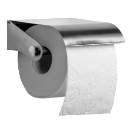Sanitary Waste and cleaning toilet paper dispenser 1 reel .  L: 130, W: 95, H: 80 (mm). Article code: 8252103