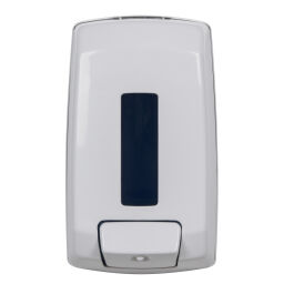 Sanitary waste and cleaning soap dispenser  with lock