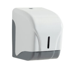 Sanitair Afval en reiniging toiletpapier dispenser   1 rol.  L: 135, B: 135, H: 180 (mm). Artikelcode: 8252560