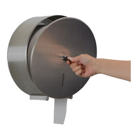 Sanitary Waste and cleaning toilet paper dispenser 400M.  L: 290, W: 120, H: 290 (mm). Article code: 8258590