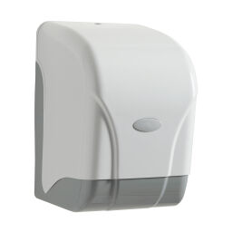 Hygiène Poubelles et produits de nettoyage distributeur essuie-mains avec devidage central (450 formats).  L: 260, L: 255, H: 370 (mm). Code d’article: 8252627