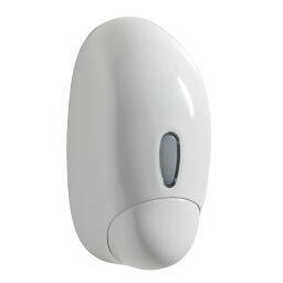Sanitary waste and cleaning soap dispenser  removable inside reservoir