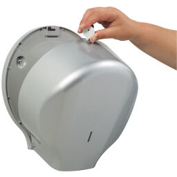 Sanitärbereich Abfall und Reinigung Toilettenpapier spender 200M.  L: 270, B: 130, H: 290 (mm). Artikelcode: 8252718
