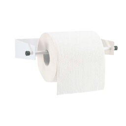 Sanitärbereich Abfall und Reinigung Toilettenpapier spender mit Befestigungsset zur Wandbefestigung.  L: 510, B: 280, H: 100 (mm). Artikelcode: 8253246
