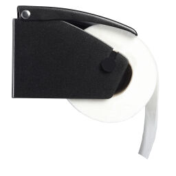 Sanitary Waste and cleaning toilet paper dispenser 1 reel .  L: 130, W: 95, H: 80 (mm). Article code: 8258102