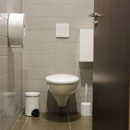 Sanitärbereich Abfall und Reinigung Toilettenpapier spender 400M.  L: 290, B: 120, H: 290 (mm). Artikelcode: 8258586