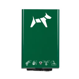 Abfallsackhalter Abfall und Reinigung Absackhalter Hundekotbeutelspender Option:  200 Hundekotbeutel, gebündelt.  L: 225, B: 125, H: 400 (mm). Artikelcode: 8259812