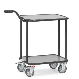 table top carts Warehouse trolley Fetra roll platform floor with woodfibre plate.  L: 860, W: 450, H: 875 (mm). Article code: 851164-S