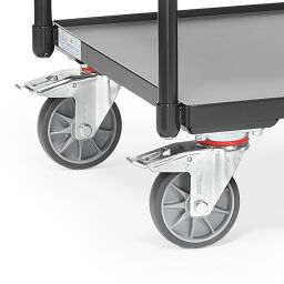 Tischwagen Fetra leichte Tischwagen Boden mit Ladefläche