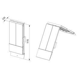 Acces ramps access ramp foldable aluminium 200 cm (pair) 