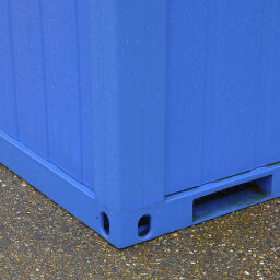 Container accommodation container 10 ft.  L: 2989, W: 2435, H: 2591 (mm). Article code: 99STA-10FT-02AC