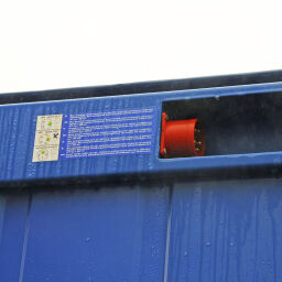 Container accommodation container 10 ft.  L: 2989, W: 2435, H: 2591 (mm). Article code: 99STA-10FT-02AC