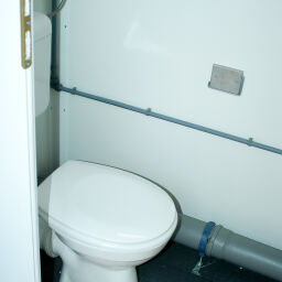Conteneur installation sanitaire 10 ft..  L: 2989, L: 2435, H: 2591 (mm). Code d’article: 99STA-10FT-SA