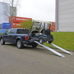 acces ramps access ramp foldable aluminium 200 cm (pair)  Height difference:  20 - 50 cm.  L: 2000, W: 400,  (mm). Article code: 8608155025