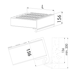 Rampe de chargement rampe d'accès droite aluminium 300 cm (paire)