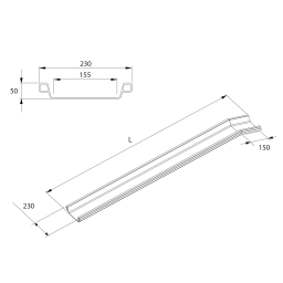 Auffahrrampen Aluminium 100 cm (Set)