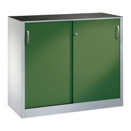 Cabinet sliding door cabinet with 2 sliding doors and 1 floor.  W: 1200, D: 400, H: 1000 (mm). Article code: 57204609-N