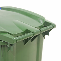 Mülltonne  Abfall und Reinigung Mini-Container mit Scharnierdeckel.  L: 725, B: 570, H: 1050 (mm). Artikelcode: 36-240-N-A