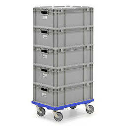 Carrier combination kit material storage trolley.  L: 600, W: 400, H: 220 (mm). Article code: 38-TO64-NO