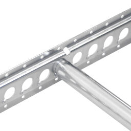 Cargo lashings binding rail suitable for straps and rods