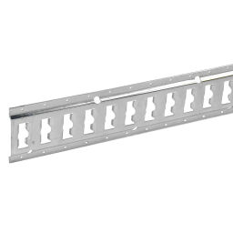 Cargo lashings binding rail suitable for straps and rods.  L: 3050, W: 133,  (mm). Article code: 44-4420-162S