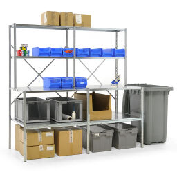 Etablis, servantes et bureaux industriels table d'emballage avec construction.  L: 850, P: 800, H: 2000 (mm). Code d’article: 55-S12-2080-850
