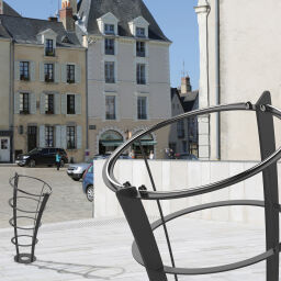 Support sac poubelle collecteur de déchets sur pied