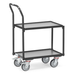Table top carts warehouse trolley fetra roll platform 1 push bracket
