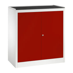 Cabinet workbenches with 2 hinged doors, 2 floors and 1 drawer.  W: 940, D: 500, H: 1020 (mm). Article code: 57882100-D