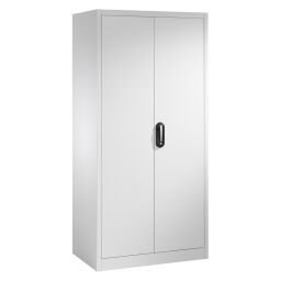 Material cabinet with 2 hinged doors and 4 floors